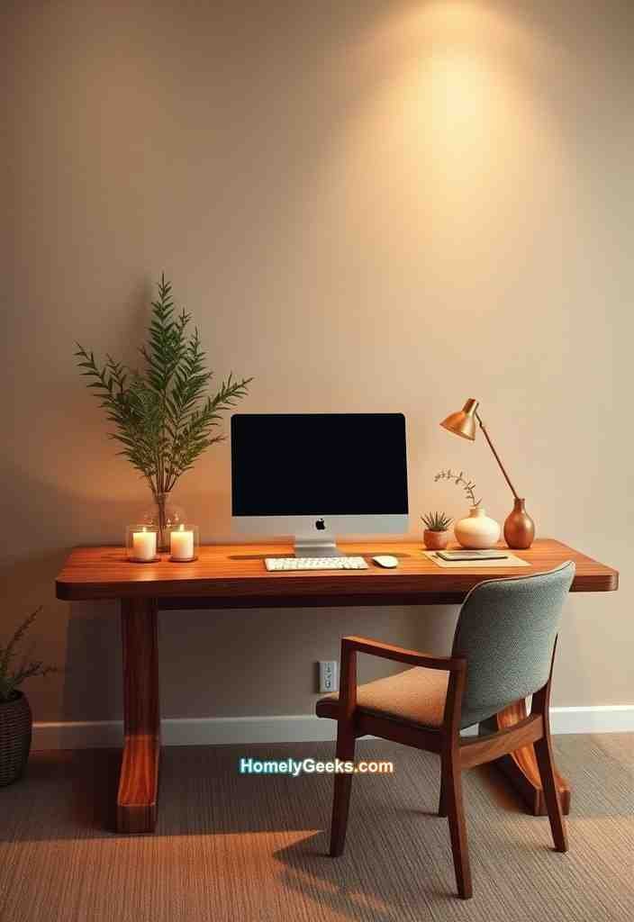 10. Elegant Zen Workspace