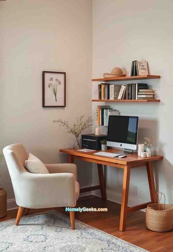 14. Tranquil Reading and Work Space