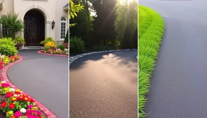 20 Asphalt Driveway Edging Ideas for a Clean Look