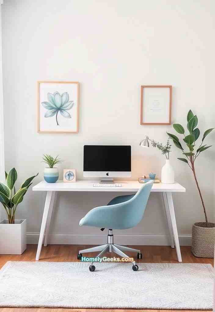 3. Calming Color Palette Office