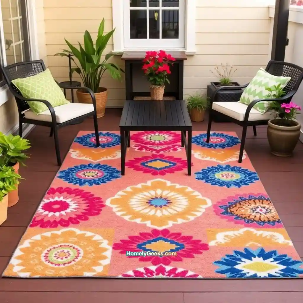 3. Vibrant Outdoor Rug