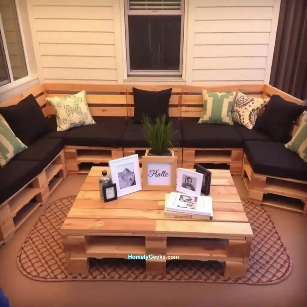 9. DIY Pallet Seating