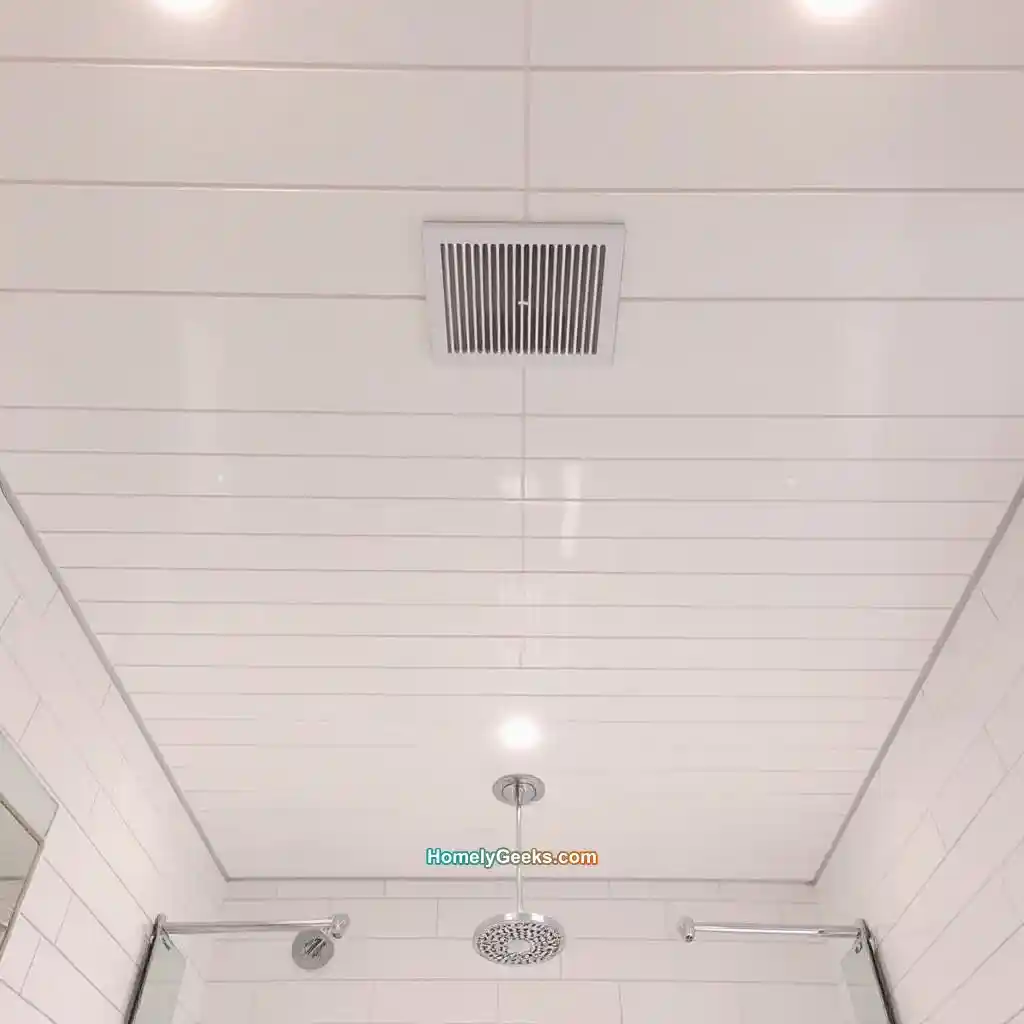 1. Sleek White Drop Ceiling