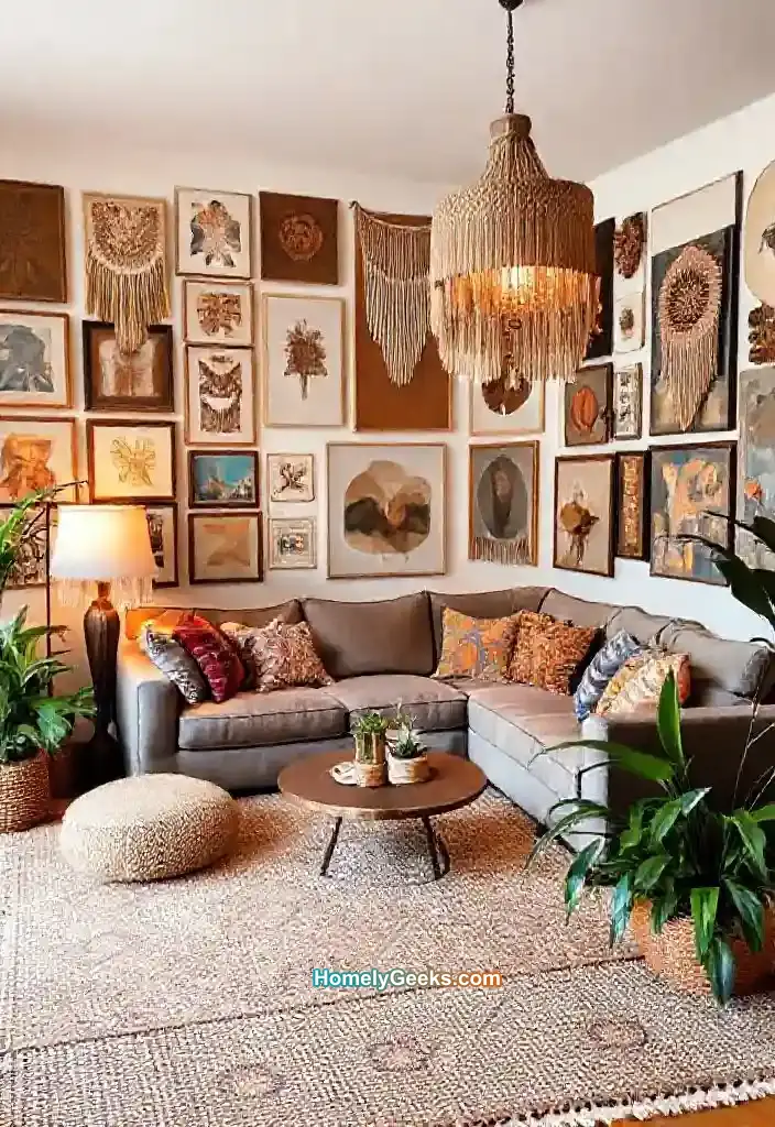 12-boho-living-room-with-eclectic-art-and-bohemian-lighting