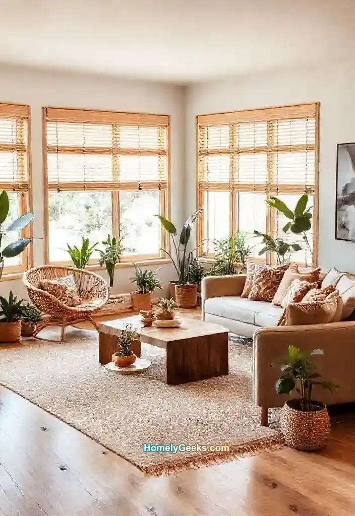 13-boho-living-room-with-natural-wood-elements