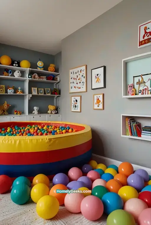 14. Colorful Ball Pit for Fun and Games