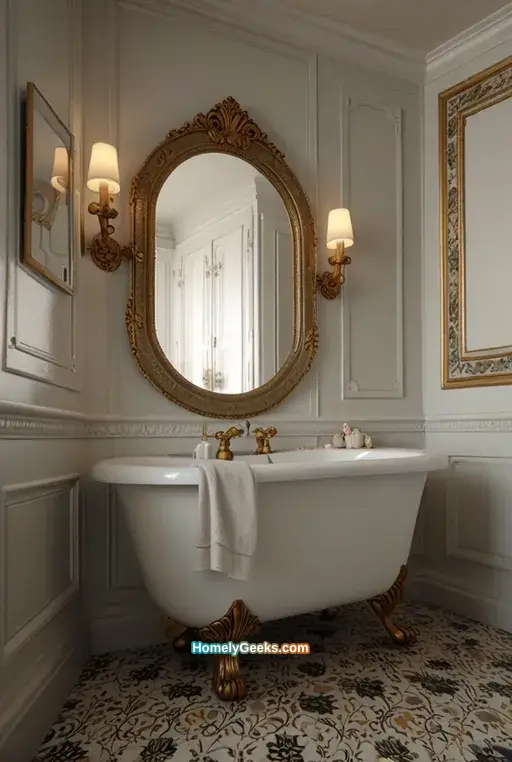 18. Traditional Bathroom with Classic Fixtures