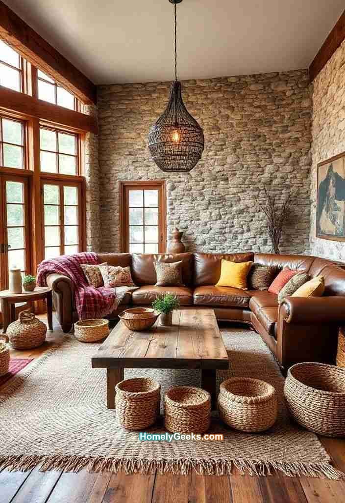 21-warm-boho-living-room-with-rustic-charm