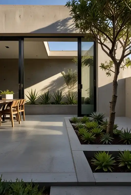 3. Contemporary Patio with Minimalist Design