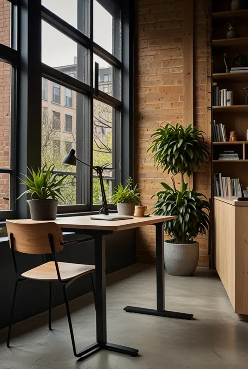 4. Creative Standing Desk with Adjustable Height
