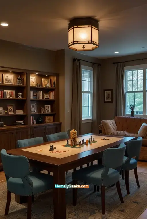 5. Basement Game Room with Board Games and Cards