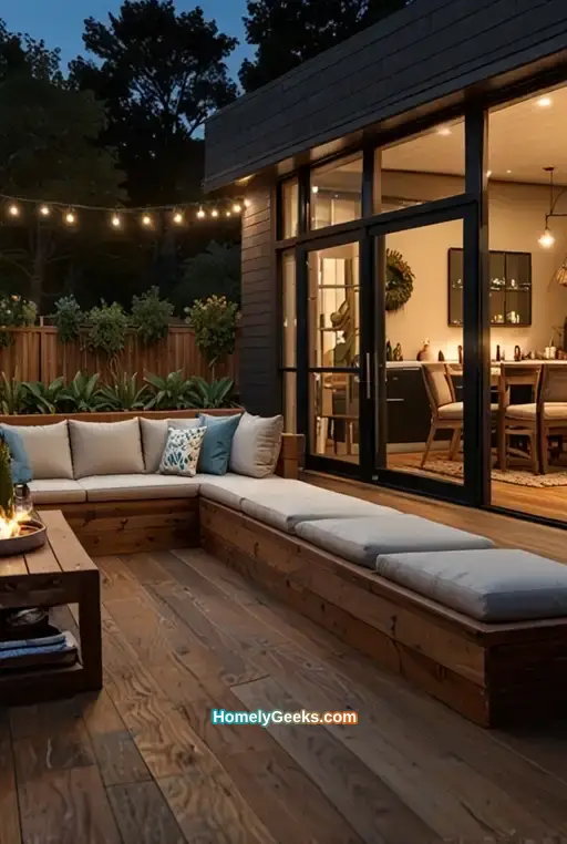 5. Elegant Multi Level Deck with Outdoor Kitchen and Dining Area