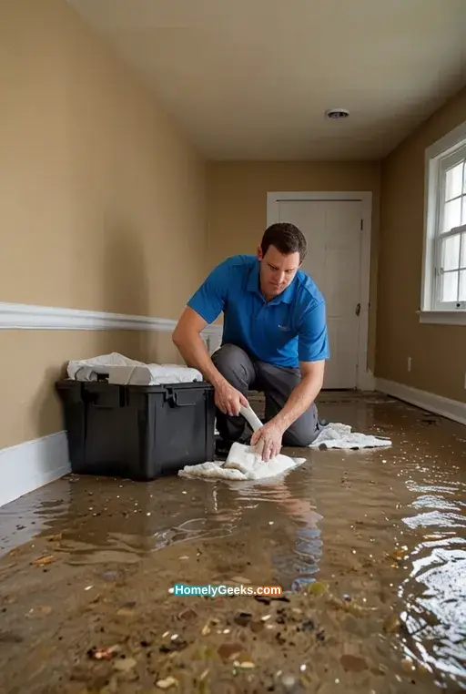 7. Remove Wet Carpet and Padding